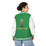 GMF Letterman Jacket — "God • Money • Power" Varsity Jacket