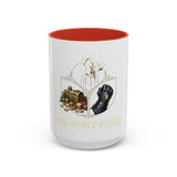 Magic & Wealth Accent Coffee Mug — "Gold Money Power" Alchemy Design (11/15 oz)