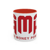 GMP Coffee Mug — Good Money Power Red Accent Ceramic Mug (11/15oz)
