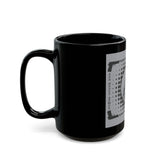 Black Mug — "God Money Power" Graphic Coffee Mug