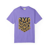Good Money Power Graphic Tee — GMP 3D Gold Lettering T-Shirt