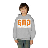 Youth Hoodie — GMP (God Money Power) Bold Orange Logo