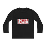 GMP 'God Money Power' Youth Long Sleeve Tee - Red Logo
