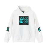 God, Money & Power Hoodie — Neon Retro Graphic Pullover