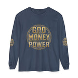 God Money Power Long Sleeve T-Shirt