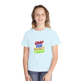 Youth Tee — GMP God Money Power Colorful Graphic Shirt
