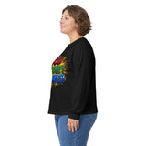 God Money Power Long Sleeve Tee — Inspirational Faith & Wealth Graphic Shirt
