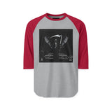 Raglan Shirt — Angel Of Death- Dark Angel Graphic 3/4 Sleeve Baseball Tee