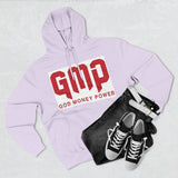 GMP 'God Money Power' Hoodie – Bold Red Logo Fleece Pullover