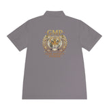 GMP Tiger Crest Polo — God Money Power Chest & Back Logo