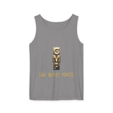 GMP Tank Top — God • Money • Power Gold Block Graphic