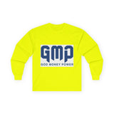 GMP God Money Power Long Sleeve Tee — Bold Faith & Prosperity Shirt