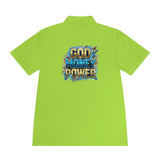 God Money Power Polo Shirt — Men's Graphic Sport Polo