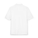 Embroidered Polo Shirt — Colorful Floral 'Hope Grows Here' Logo