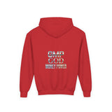 Youth Hoodie — GMP GOD Money Power Metallic Graphic Pullover