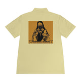 Jesus Graphic Polo Shirt — "God Money Power" Streetwear Sport Polo