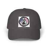 Dad Cap – Vintage American Flag Skull Logo Embroidered Hat