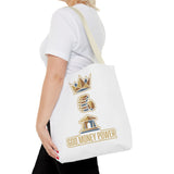 God Money Power Tote Bag — Inspirational Faith & Prosperity Canvas Tote