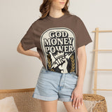 God Money Power Graphic T-Shirt