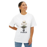 God Money Power Tee — Graphic Oversized Boxy Shirt