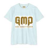 GMP "God Money Power" Graphic Tee — Bold Faith & Wealth Statement Shirt