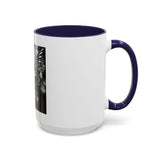 Angel Of Death- Gothic Grim Reaper & Serpent Accent Coffee Mug — Dark Fantasy Skull Art
