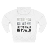 Inspirational Power Hoodie — "Put Yourself In Power" Religious Motivational Sweatshirt