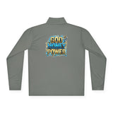 God Money Power Quarter-Zip Pullover