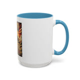 Coffee Mug - 'God Money Power' Pyramid Graphic Accent Mug (11/15oz)