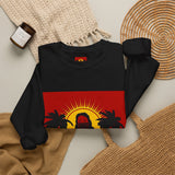 Crewneck Sweatshirt — 'God Most Power' Retro Palm Beach Graphic