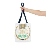 GMP GOD Money Power Tote Bag — Bold Financial Empowerment Canvas Tote