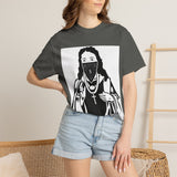 T-Shirt — 'God Money Power' Graphic Tee (Bandana Madonna Front)
