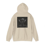 Angel Of Death Hoodie — Gothic Black & White Graphic Sweatshirt