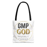 GMP God Tote Bag - 'GOD' Gold Emblem Canvas Tote