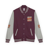 Letterman Jacket — "Put GOD First, Hustle For The MONEY, Put Yourself In POWER" Inspirational Varsity Coat