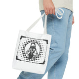 Tote Bag — "God Money Power" Retro Saint Graphic Tote