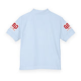 GMP Logo Youth Polo Shirt - Red Branding DryBlend® Kids Jersey Polo