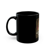 God Money Power Pyramid Black Mug — 11oz/15oz Coffee Cup