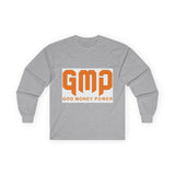 GMP (God Money Power) Long Sleeve Tee — Bold Faith & Prosperity Graphic Shirt