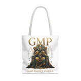 GMP 'Gold Money Power' Tote Bag — Luxurious King on Throne All-Over Print