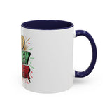 God Money Power Accent Coffee Mug — Bold Motivational Religious Coffee Cup (11/15oz)