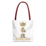 God Money Power Tote Bag — Inspirational Faith & Prosperity Canvas Tote