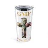 20oz Money Cross Tumbler – GMP Inspirational Faith Travel Mug