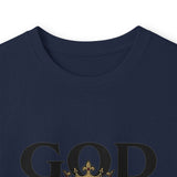 God Money Power- Skull Ultra Cotton Long Sleeve Tee