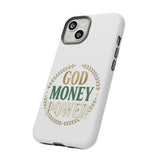 Phone Case — "God Money Power" Inspirational Religious Design