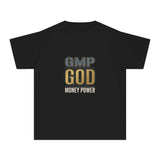 Youth Tee — "GMP GOD" Inspirational Christian Graphic Shirt