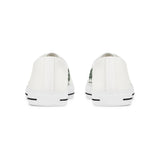 Men's Low Top Sneakers — 'GMP' Logo Casual Canvas Shoes