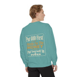 Put God First Hustle For The Money Sweatshirt