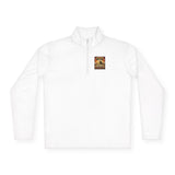 Quarter-Zip Pullover — 'God Money Power' Pyramid Graphic