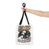 GMP Eagle Tote Bag — "God Money Power" Patriotic Graphic Tote